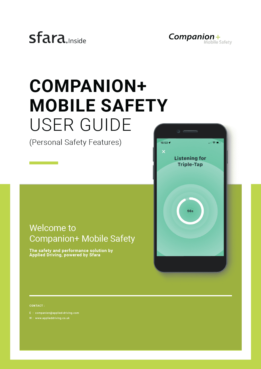 Companion+ Personal Safety Guide (Mobile Safety) | Applied Driving